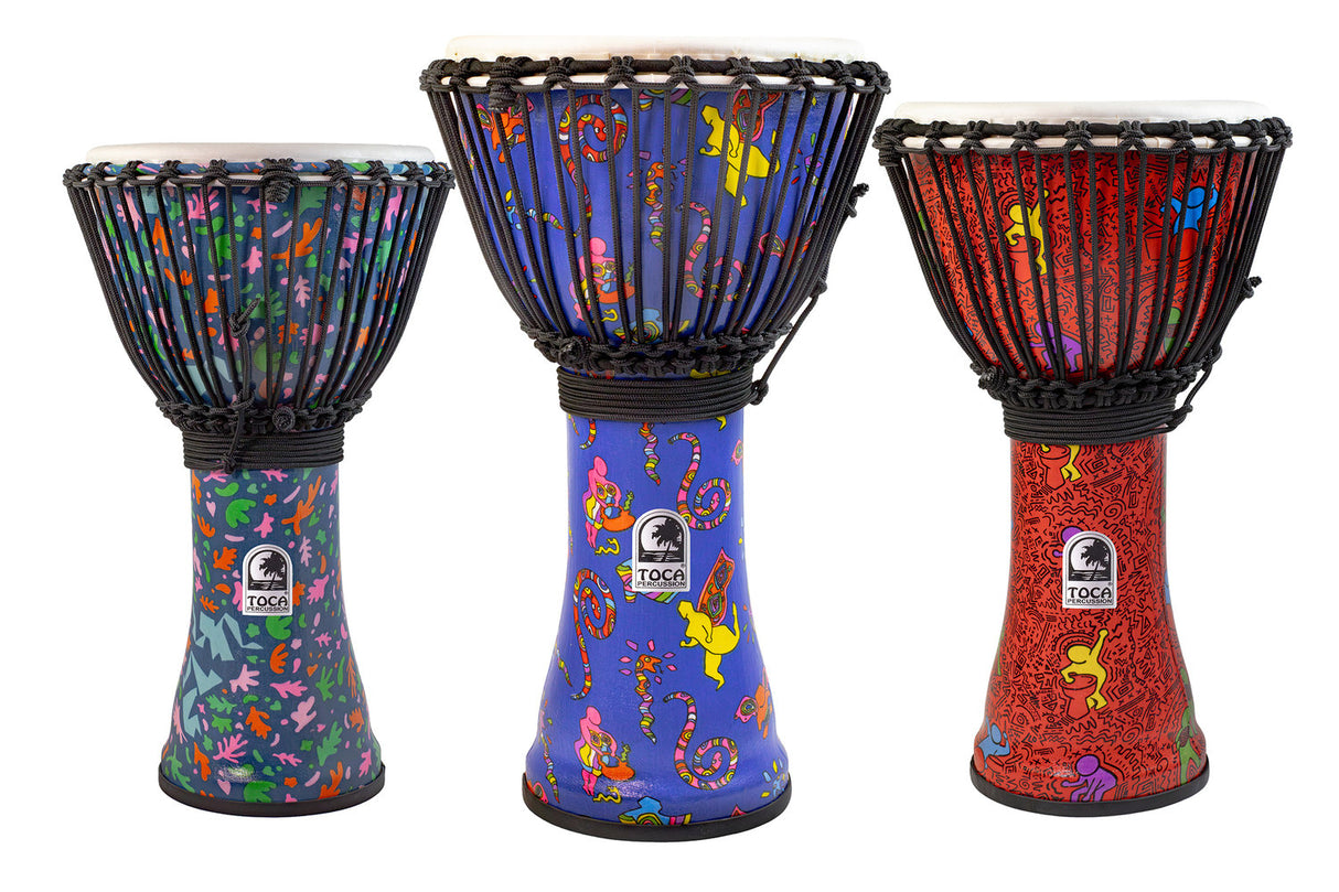 Toca Djembe Freestyle Colorsound Sarong Djembe - Set - 4 items (TFCDJ-7SPK)