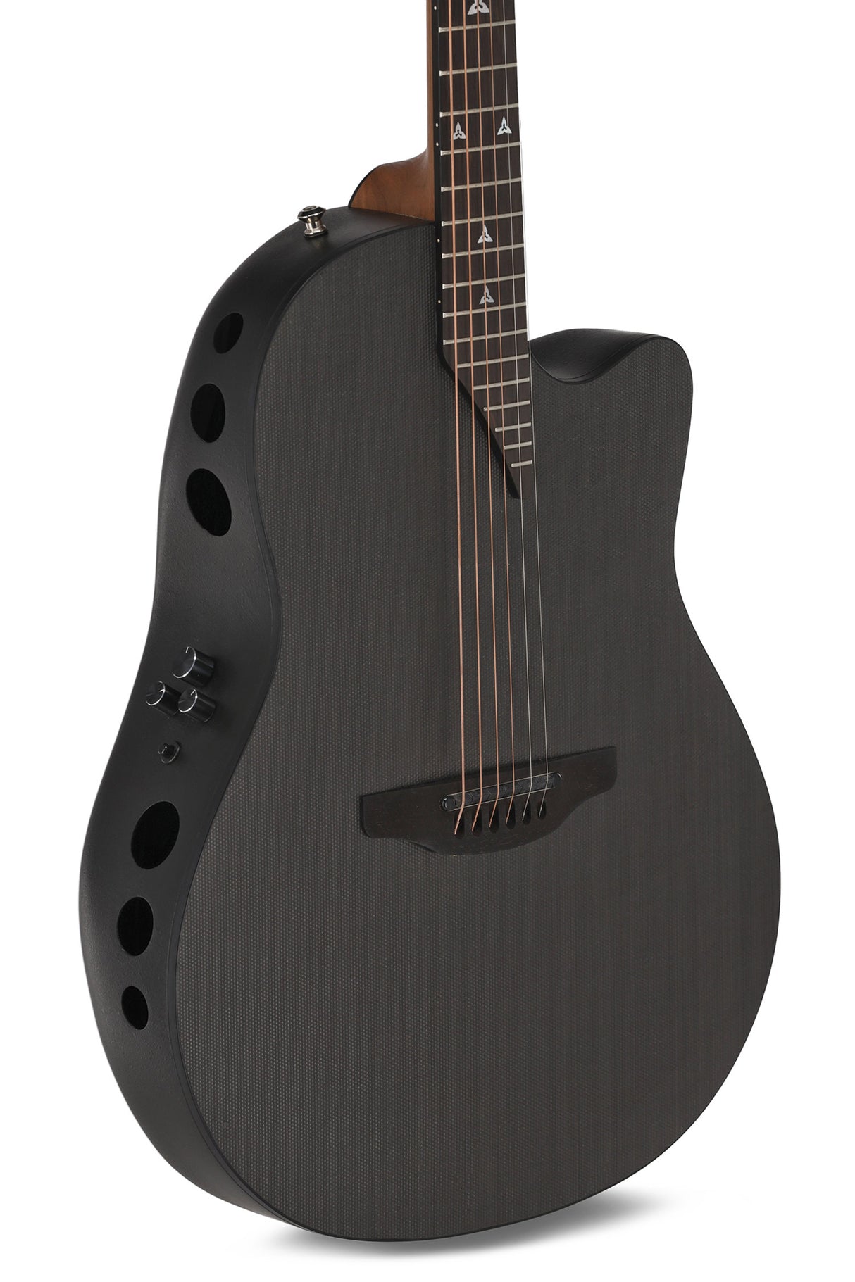 Adamas E-Acoustic Guitars 156SP-5-G Evolution Series Deep Cutaway - Natural Carbon Black (156SP-5-G)