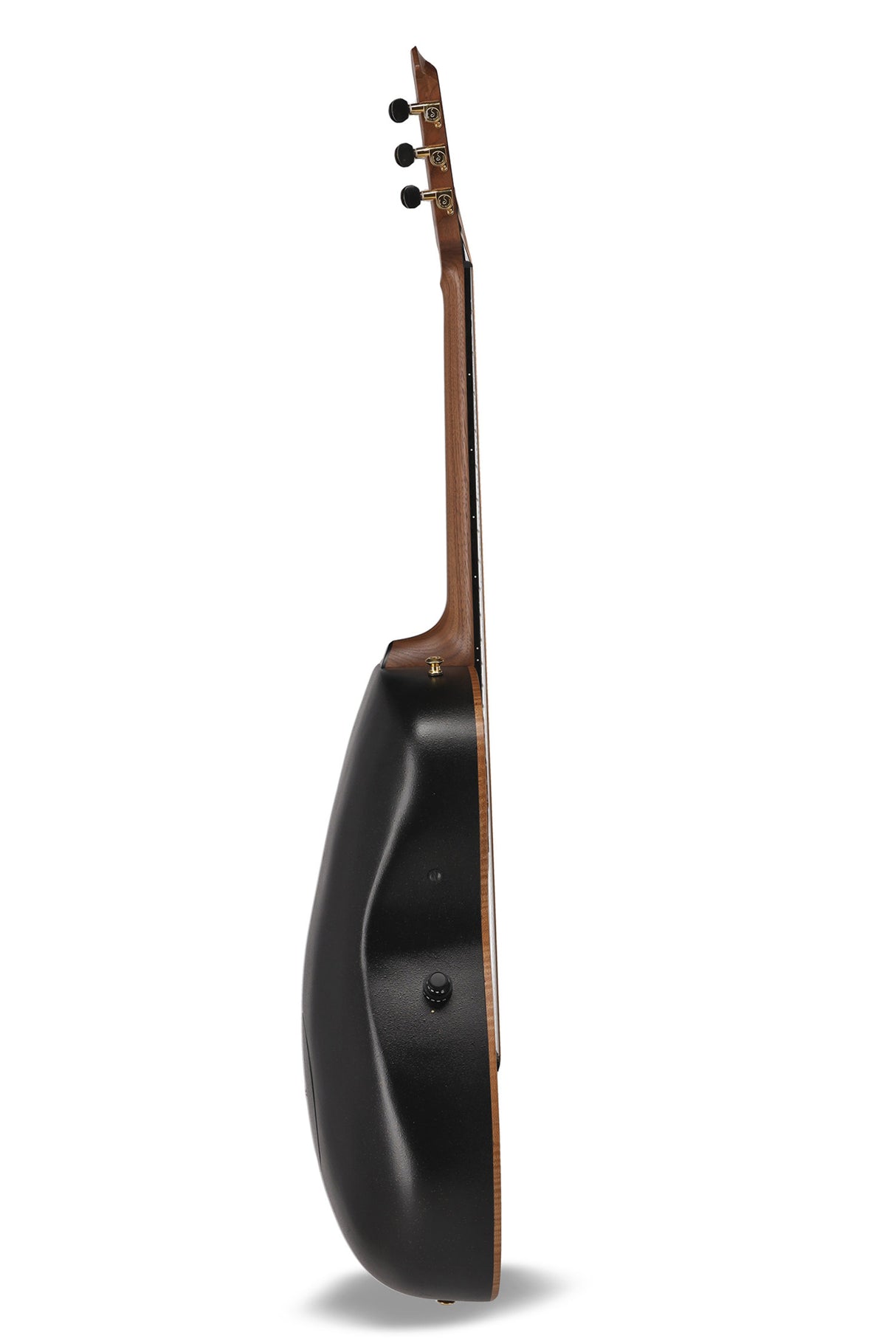 Adamas E-Acoustic Guitars ADAMAS U581T-FM Mid-Depth Non-Cutaway - Black Satin Copper Metal Flake (U581T-FM-G)