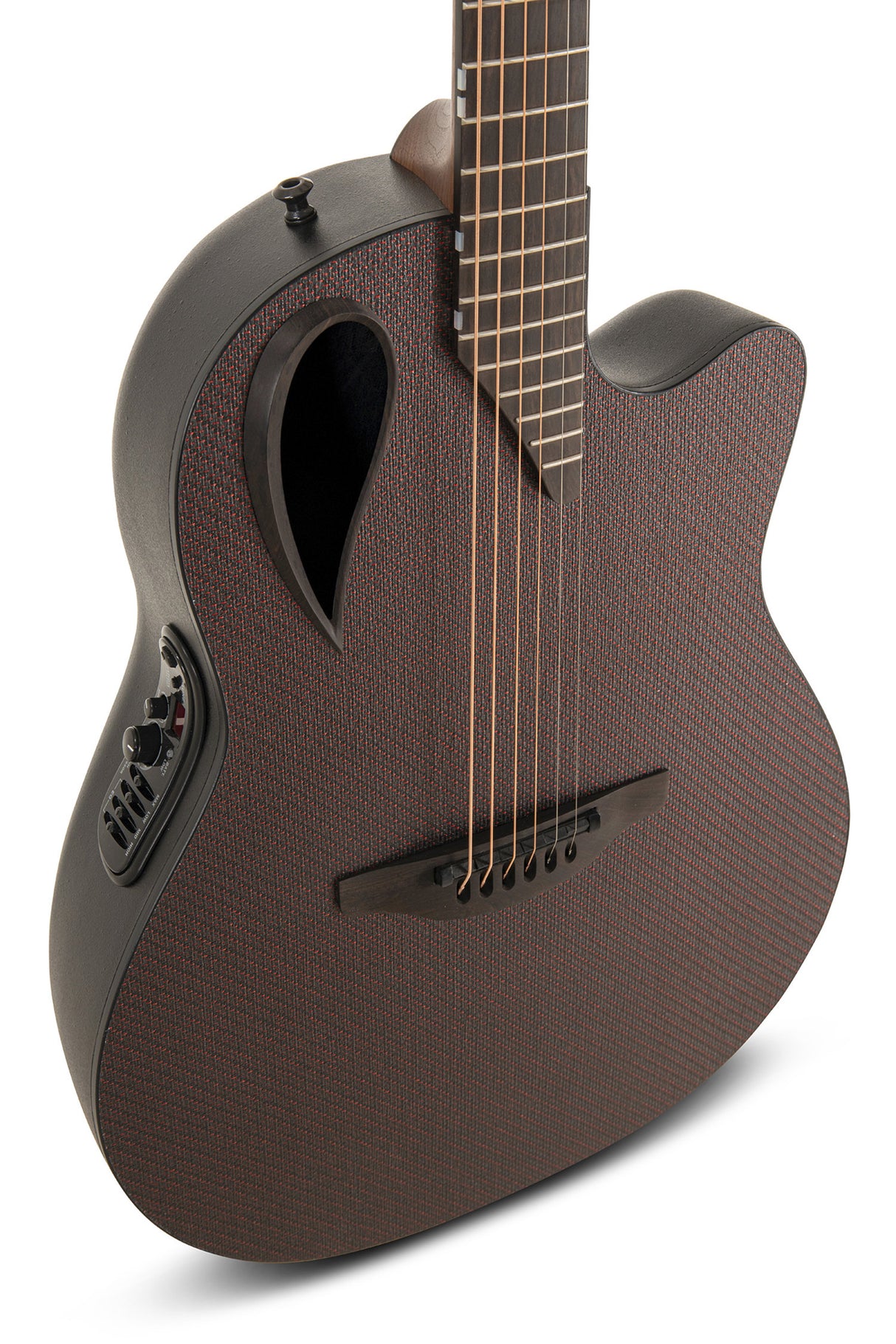 Adamas E-Acoustic Guitars Adamas MD80-NWT Mid-Depth Contour Cutaway - NTW Red Reflection (MD80-2R-G)