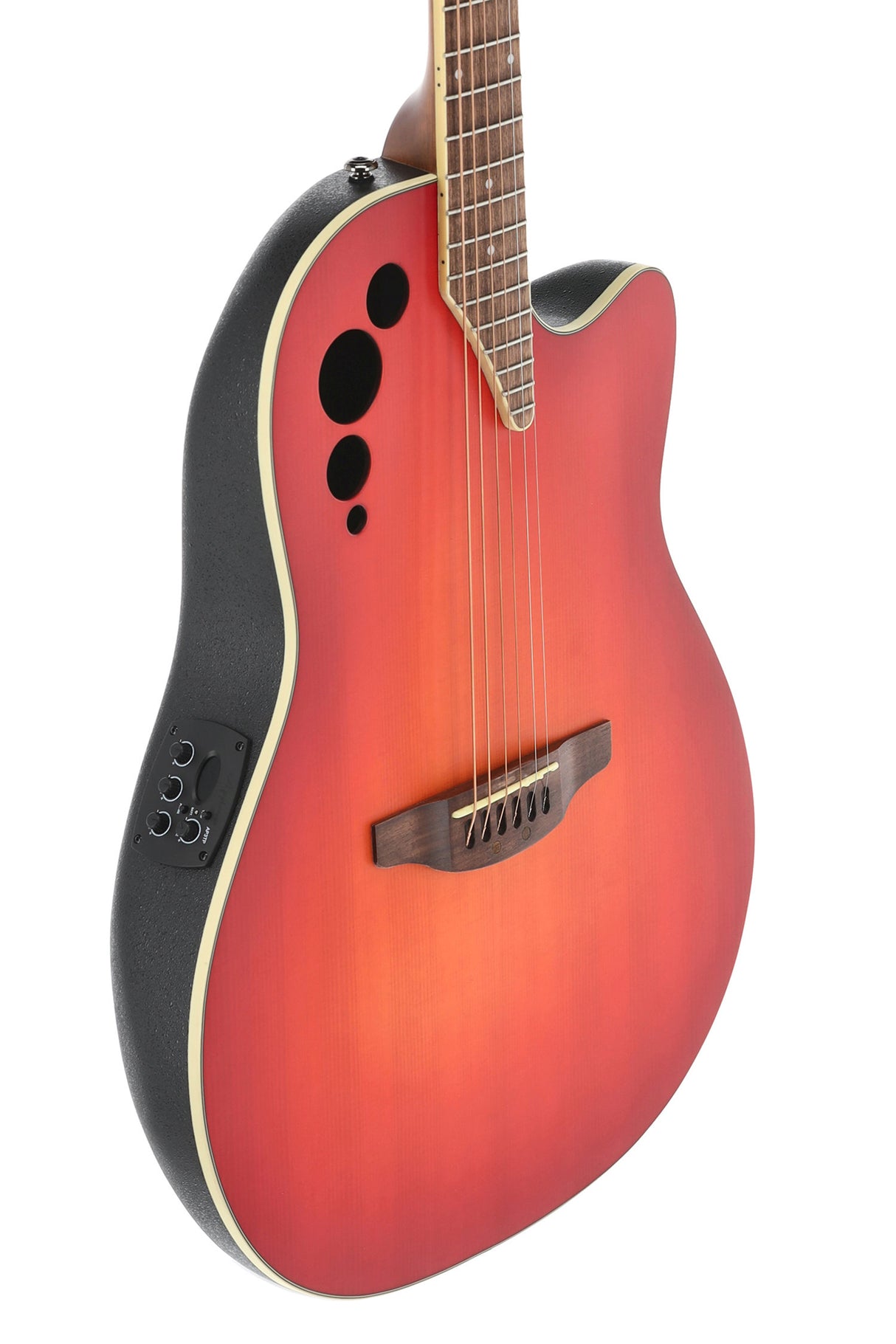 Applause E-Acoustic Guitars Super Shallow Cutaway - Honeyburst Satin (AE48-1I)