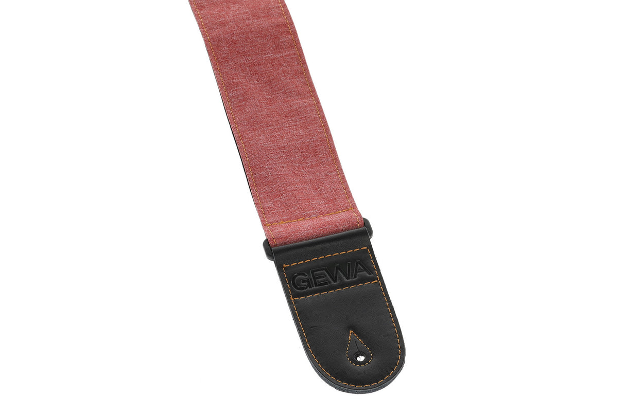 GEWA Guitars Straps New Colours - red berry (60 mm)