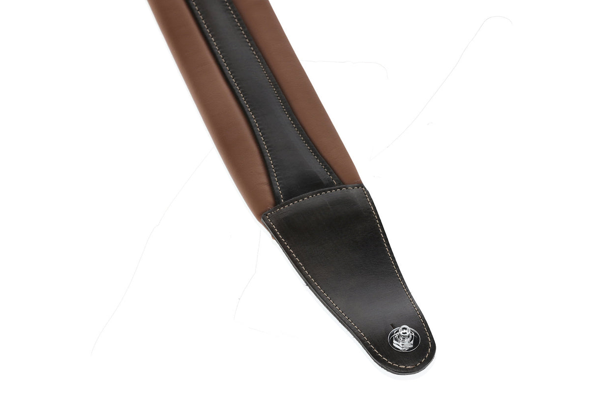 GEWA Guitars Straps Prestige 85 padded Security Locks - brown/black