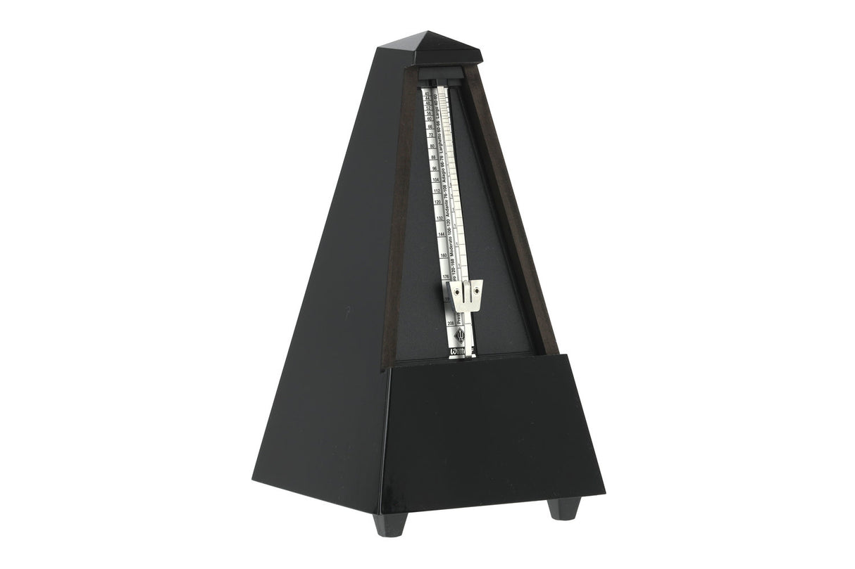 Wittner Metronome pyramid shape - Black high-gloss 806