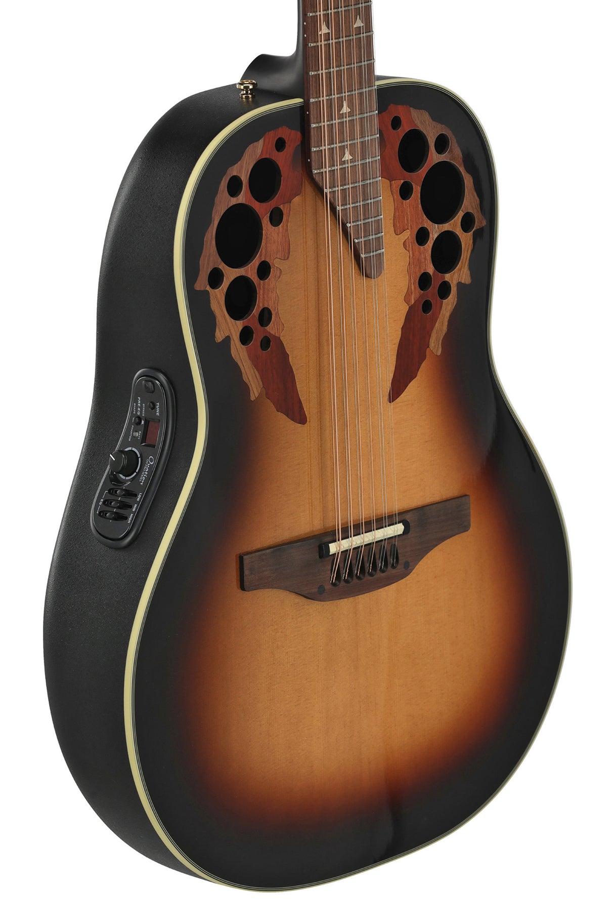 Ovation E-Acoustic Guitars Pro Series Elite Deep Bowl Non-Cutaway 12-string - Sunburst (1758-1-G)