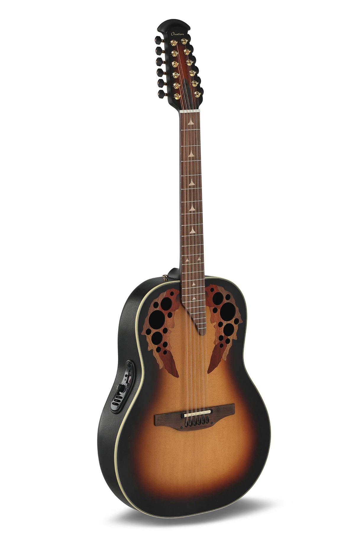 Ovation E-Acoustic Guitars Pro Series Elite Deep Bowl Non-Cutaway 12-string - Sunburst (1758-1-G)