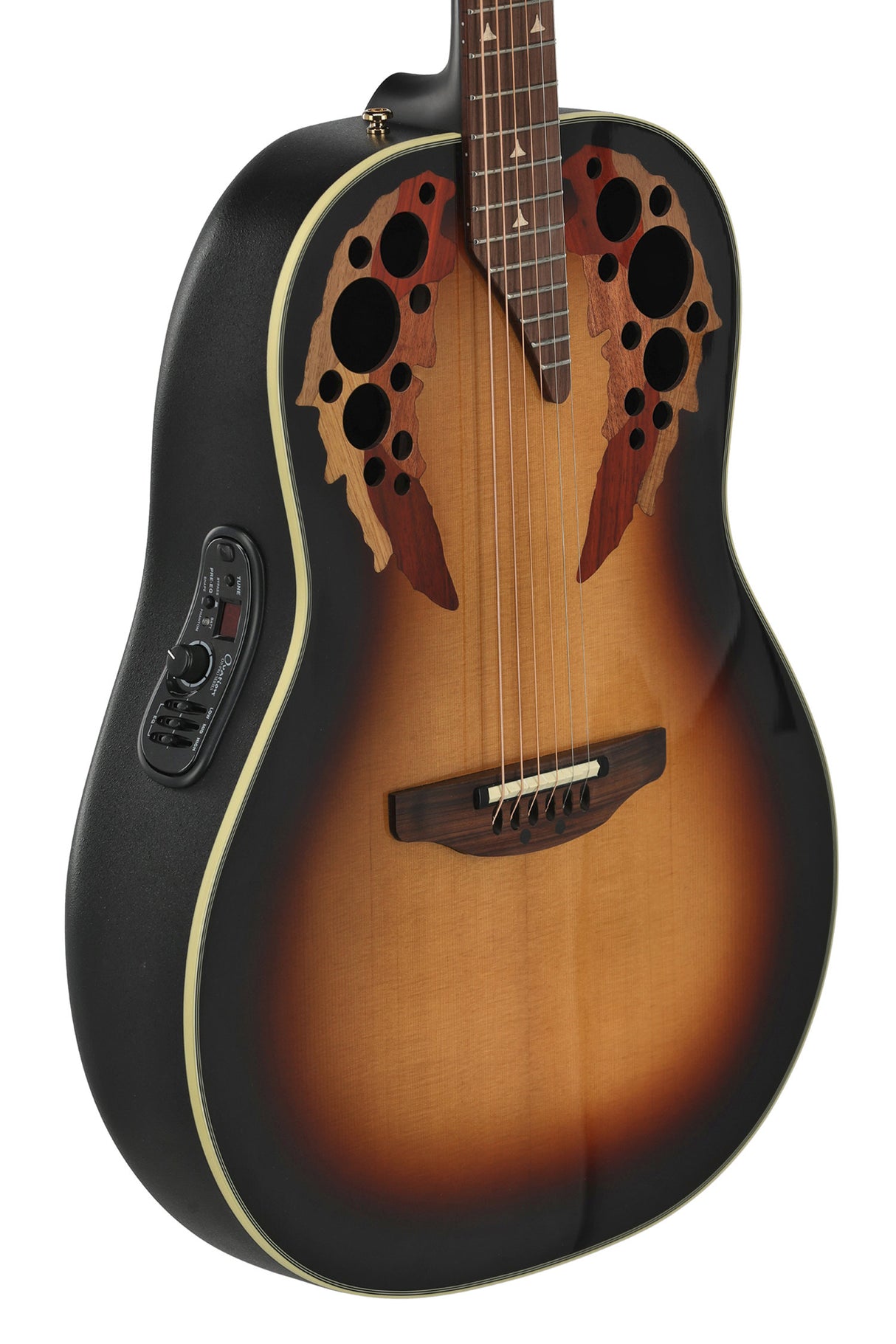 Ovation E-Acoustic Guitars Pro Series Elite Deep Bowl Non-Cutaway - Sunburst (1718-1-G)