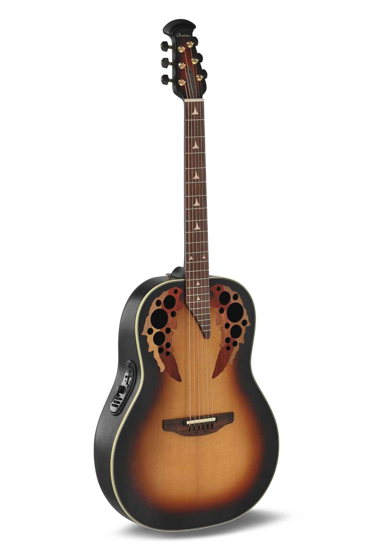Ovation E-Acoustic Guitars Pro Series Elite Deep Bowl Non-Cutaway - Sunburst (1718-1-G)