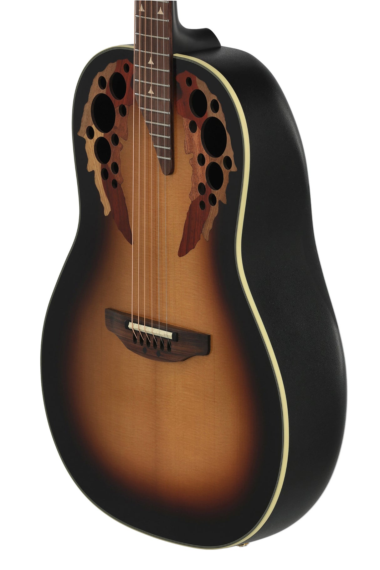 Ovation E-Acoustic Guitars Pro Series Elite Deep Bowl Non-Cutaway - Sunburst (1718-1-G)