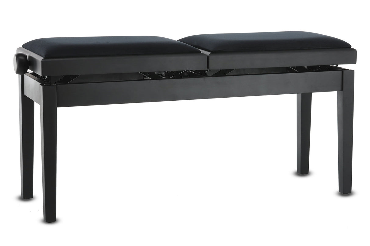 GEWA Piano bench Deluxe Double - Black matte