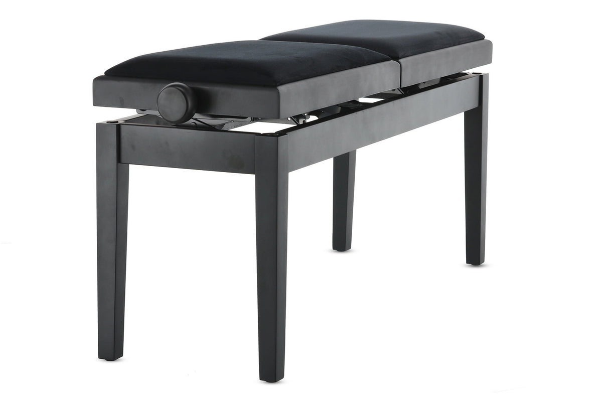 GEWA Piano bench Deluxe Double - Black matte