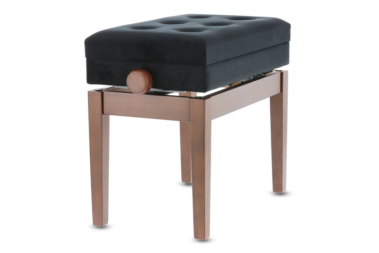 GEWA Piano bench Deluxe Compartment - Walnut matte