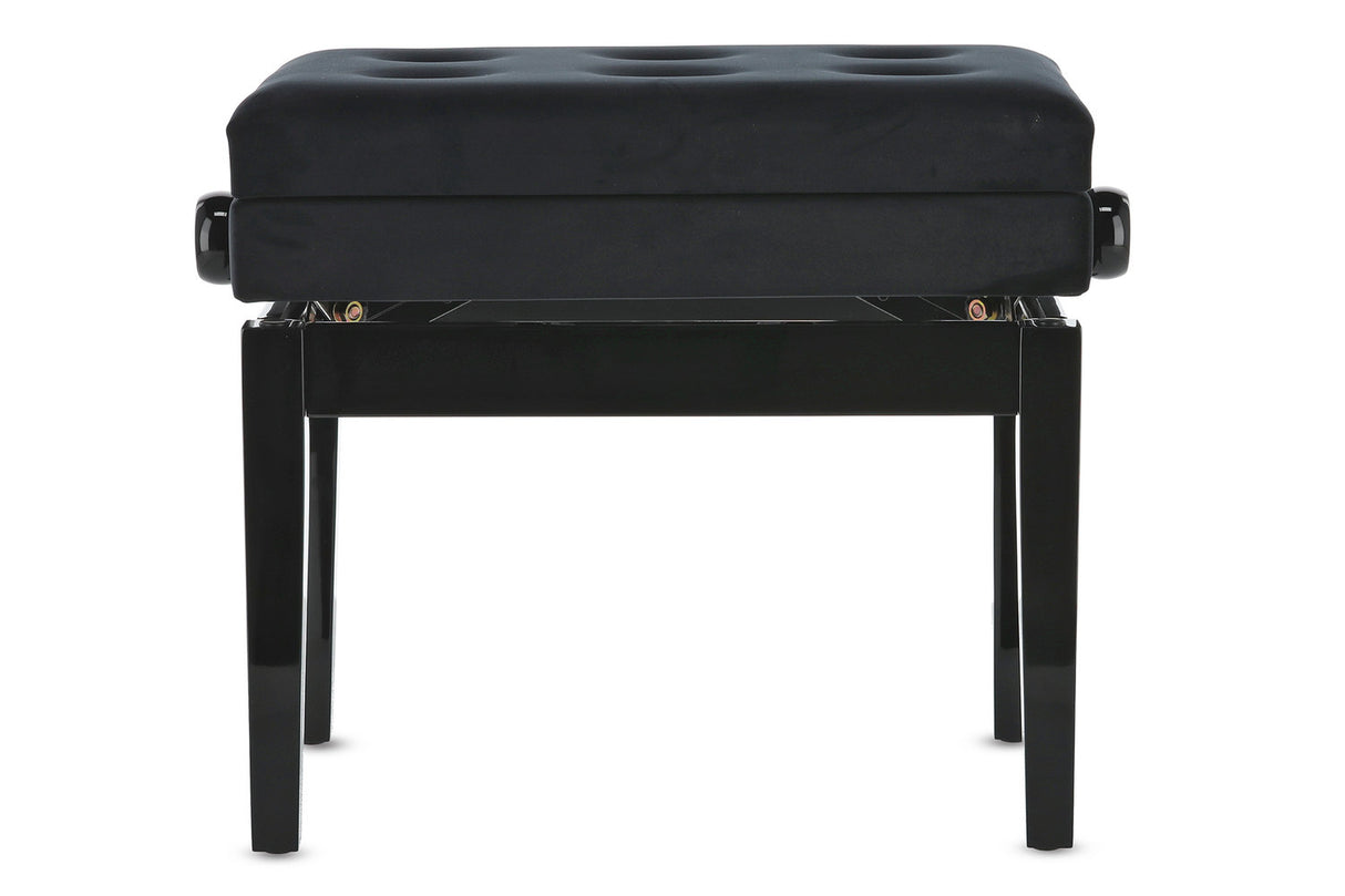 GEWA Piano bench Deluxe Compartment - Black high gloss