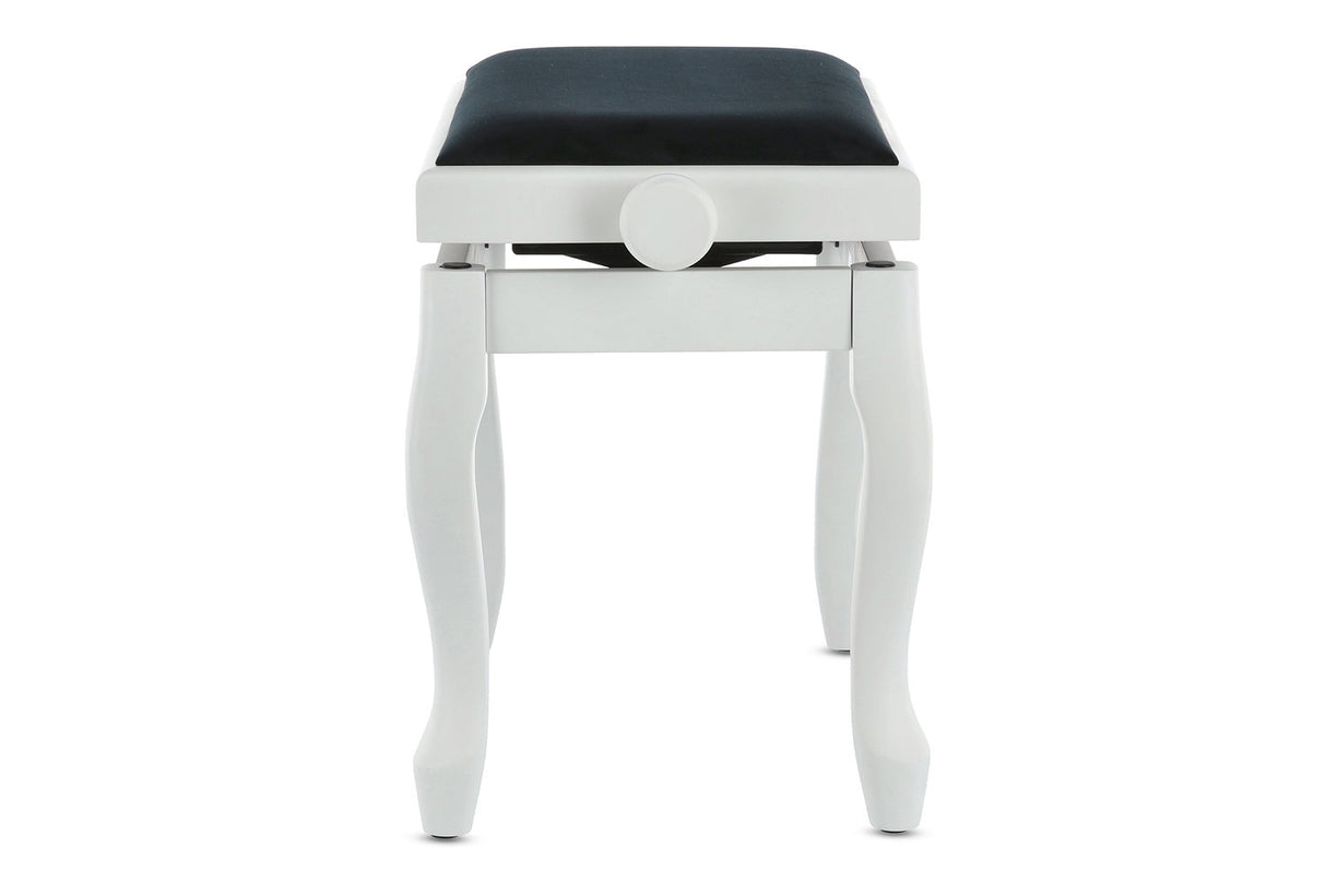 GEWA Piano bench Deluxe Classic - White matte