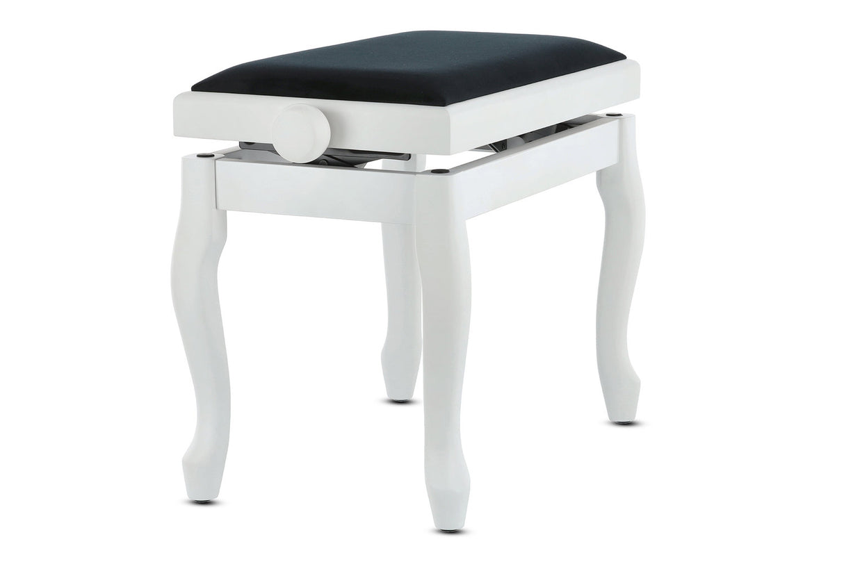 GEWA Piano bench Deluxe Classic - White matte