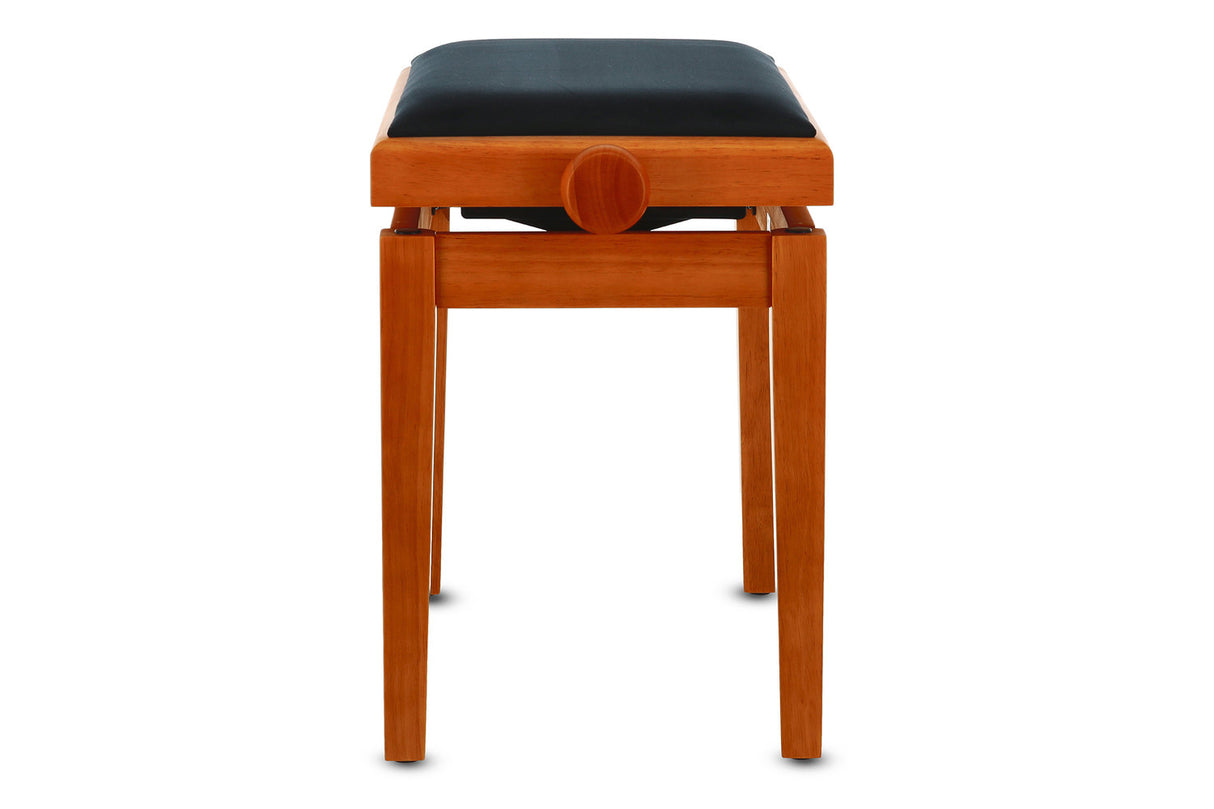 GEWA Piano bench Deluxe - Matt maple (Seat black)
