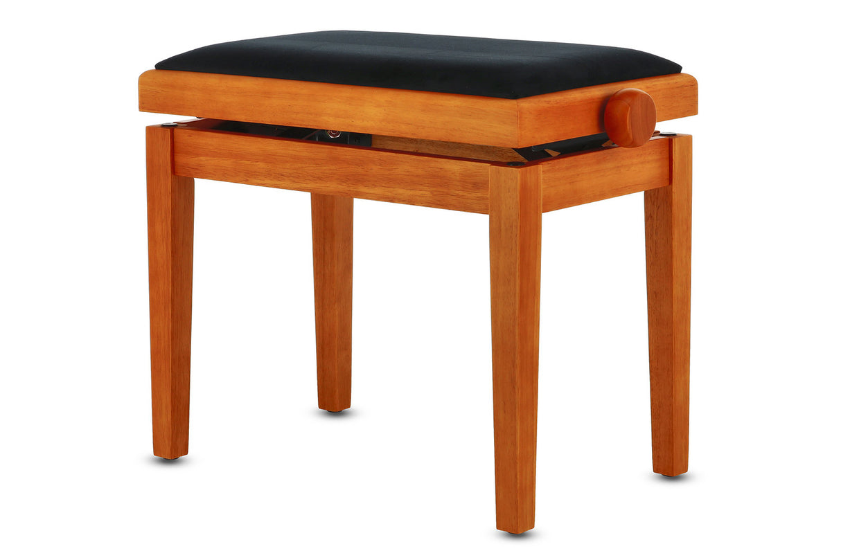 GEWA Piano bench Deluxe - Matt maple (Seat black)