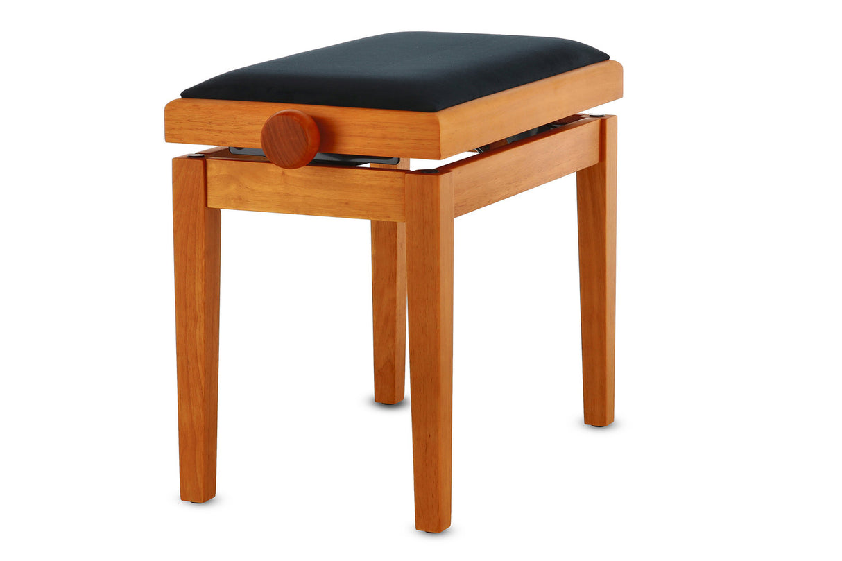 GEWA Piano bench Deluxe - Matt maple (Seat black)