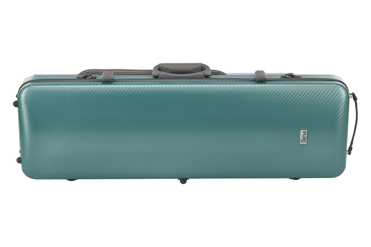 PURE GEWA Violins case Polycarbonate FUN - 4/4 - 1/2 (Green / Black)