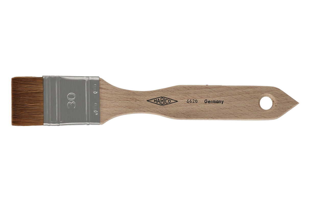Habico brush red marten hair - width 30mm (hair length 19mm)