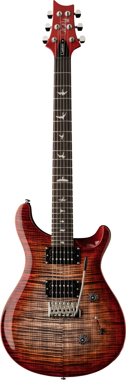 PRS SE Custom 24 Charcoal Cherryburst