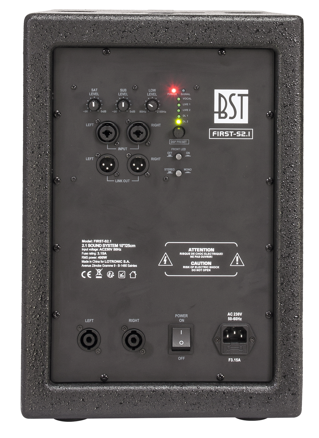 BST FIRST 2.1 - Active Speaker System (400W)