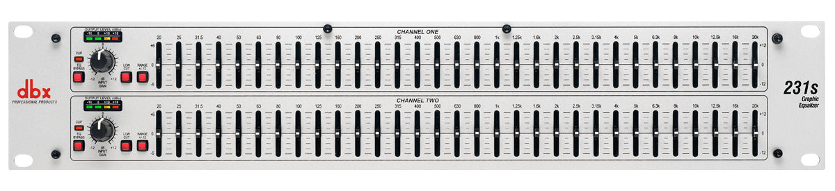 dbx 231S 2 x 31 Band Graphic Equalizer