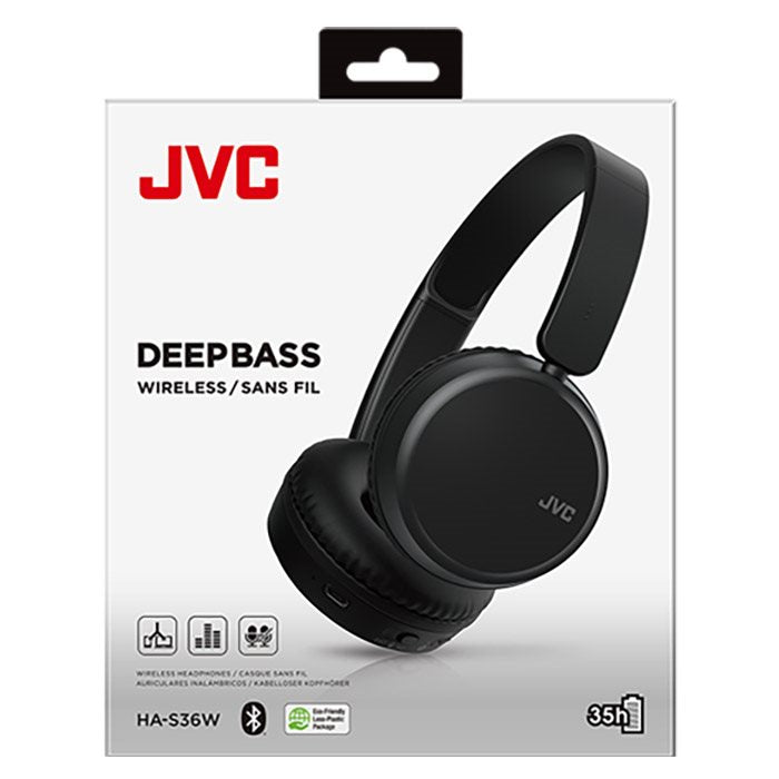 JVC HAS36WBU - Bluetooth Headphones (Black)