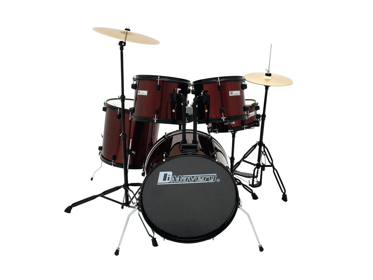 DiMavery DS-200 Drum Kit, Red