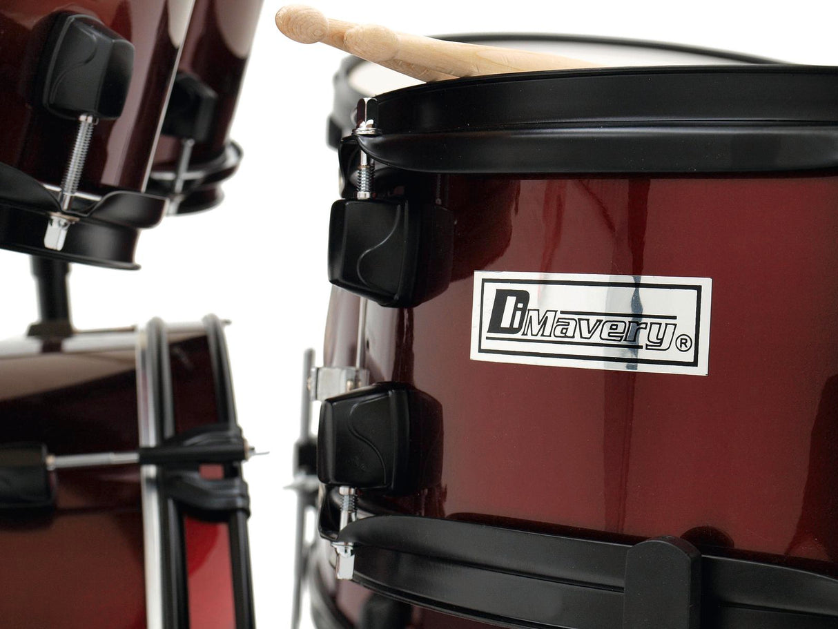 DiMavery DS-200 Drum Kit, Red