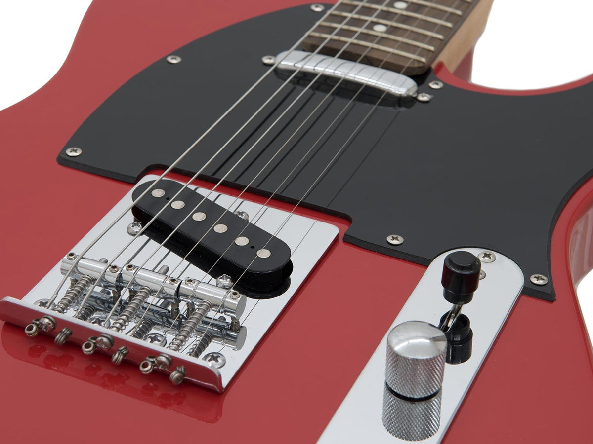 DiMavery TL-401 Electric Guitar, Red