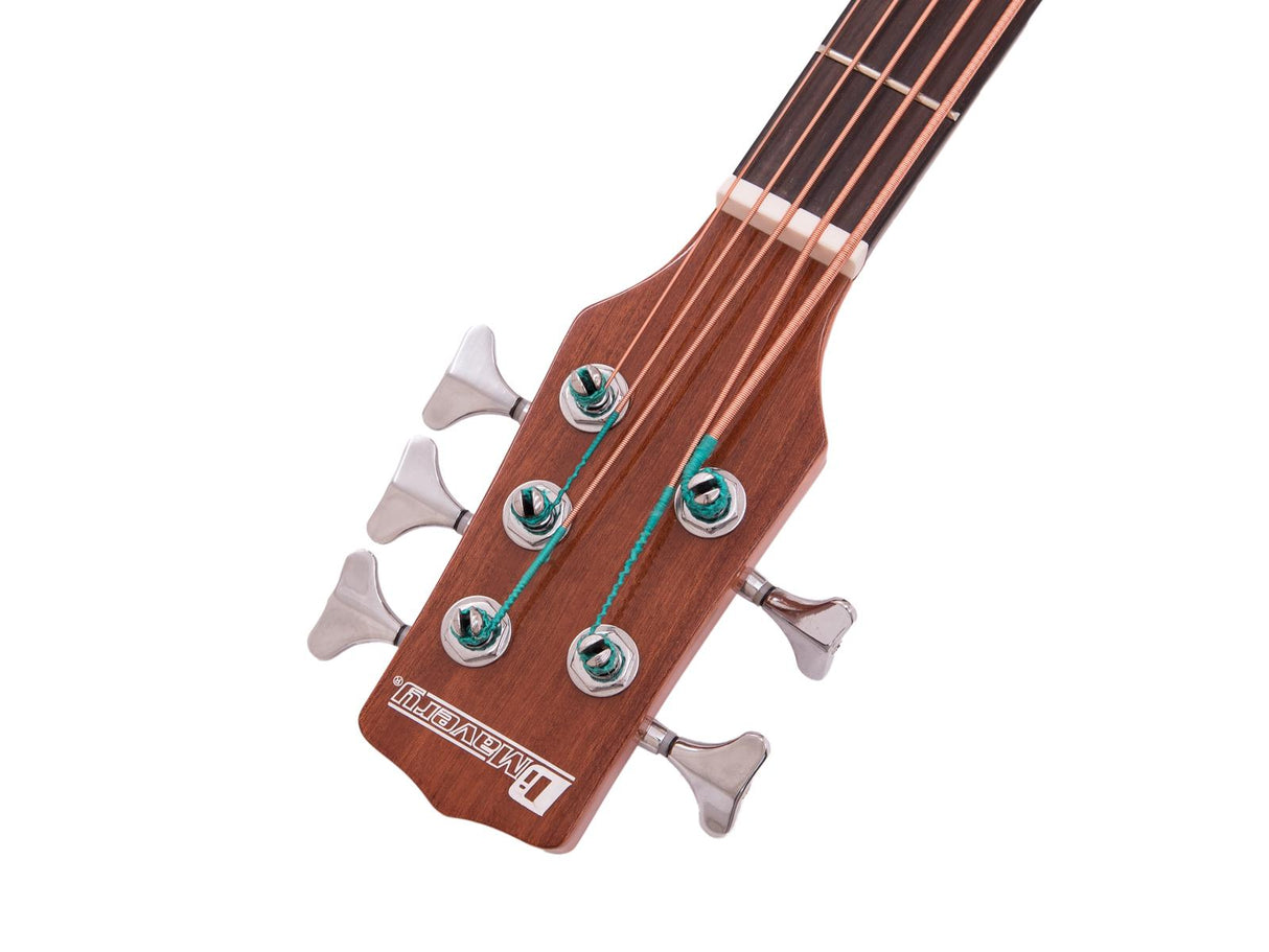 DiMavery AB-455 Acoustic Bass, 5-string, Natural Clock