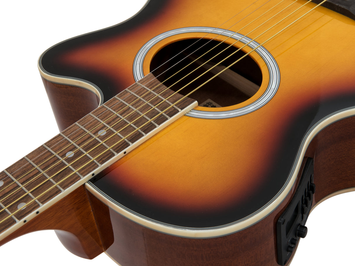 DiMavery AW-400 Western Guitar - Sunburst