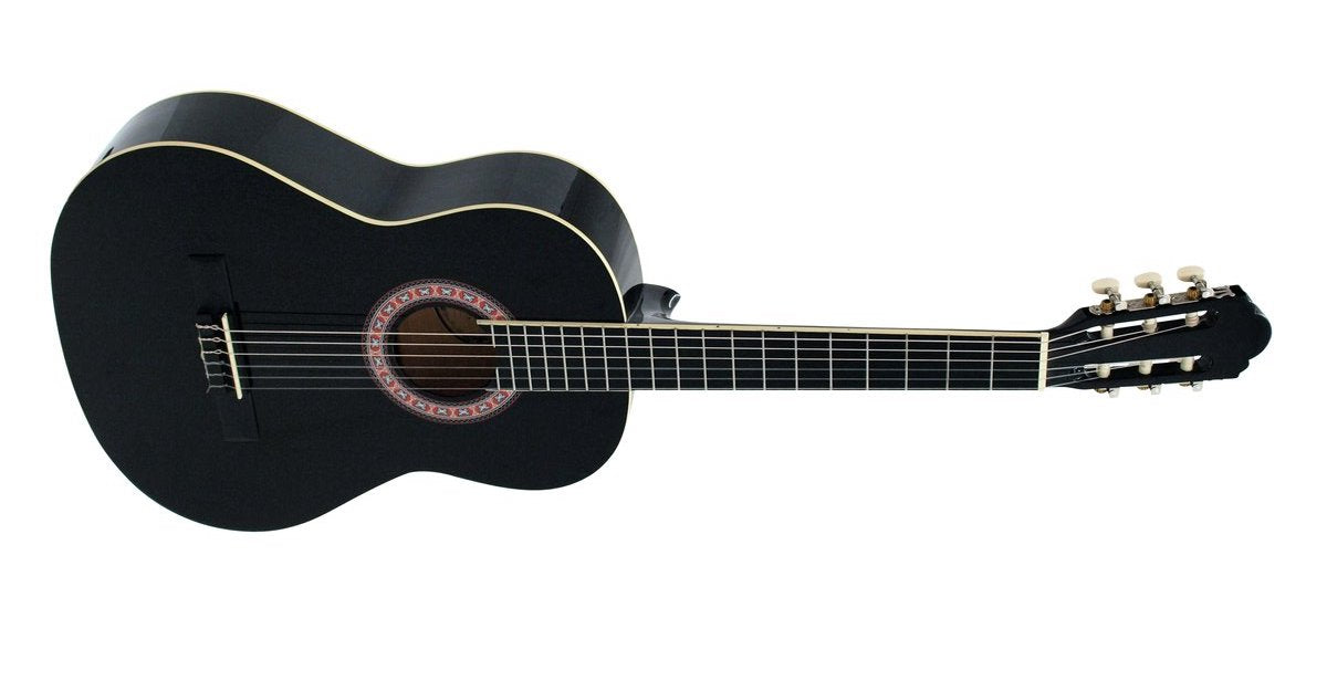 DiMavery AC-303 Classical Spanish Guitar 4/4 (Black)
