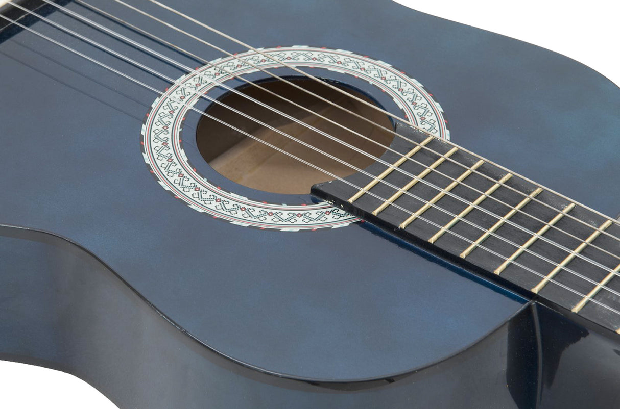 DiMavery AC-303 Classical Spanish Guitar 3/4 (Blue)