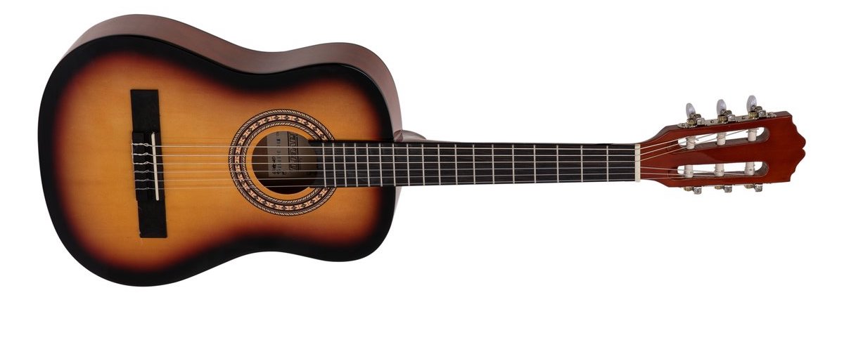 DiMavery AC-303 Classical Spanish Guitar 1/2 (Sunburst)