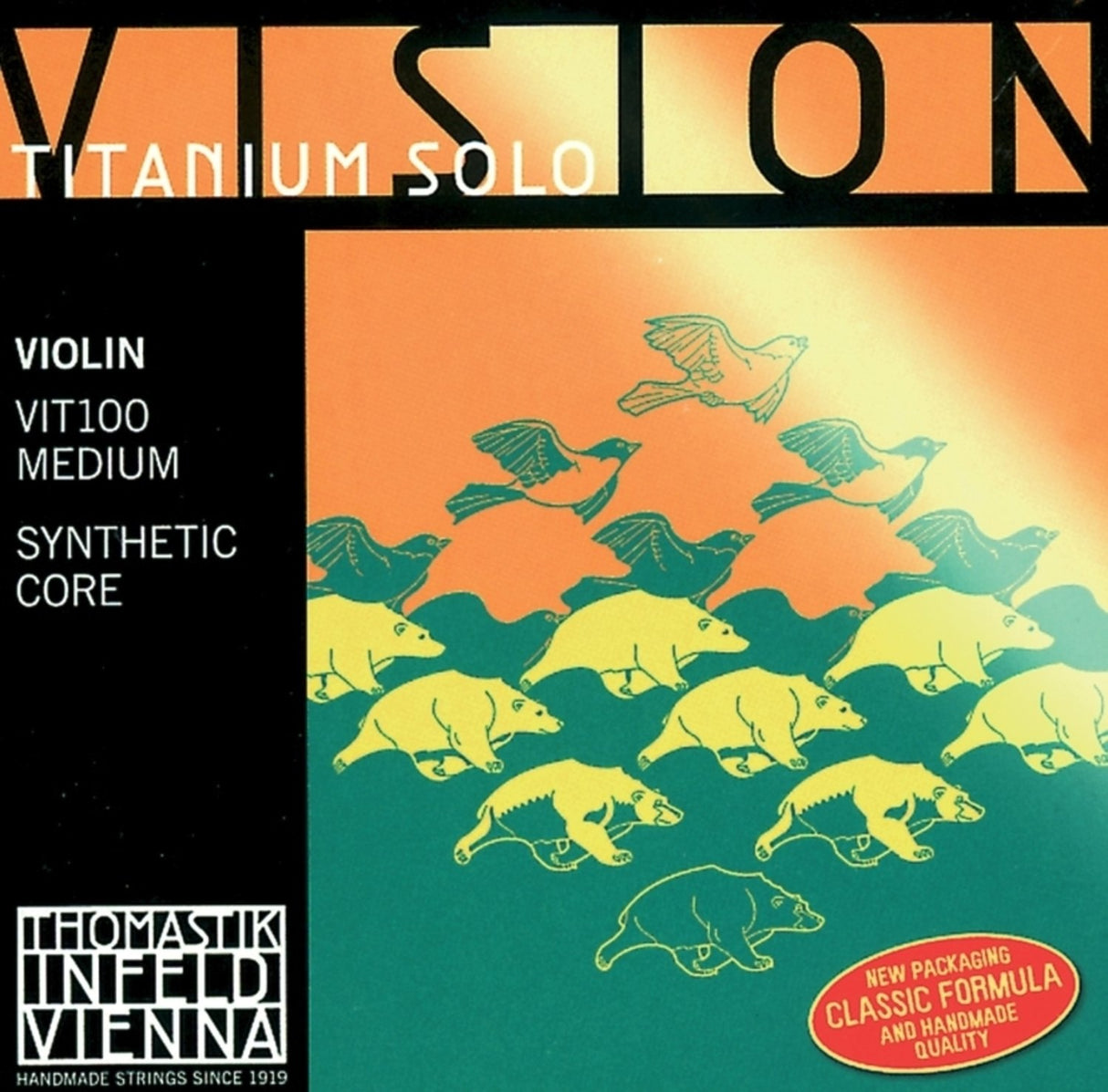 Thomastik-Infeld Violins strings Vision Titanium Solo synthetic core - medium (VIT01)