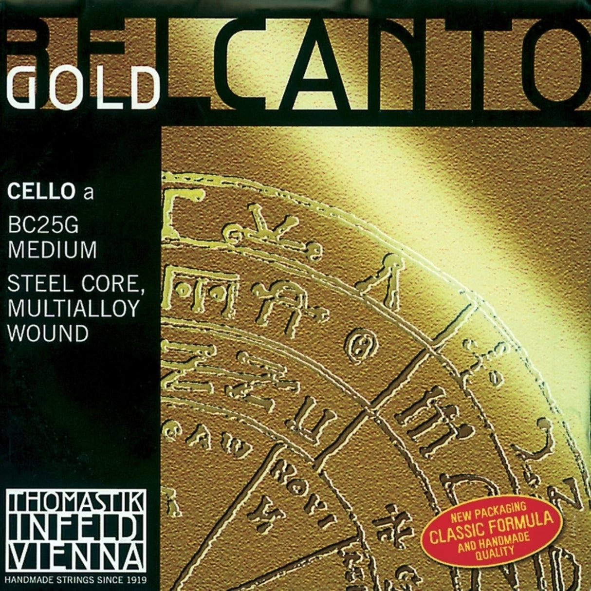 Thomastik-Infeld Cellos Strings Belcanto Gold - Medium (BC28G)