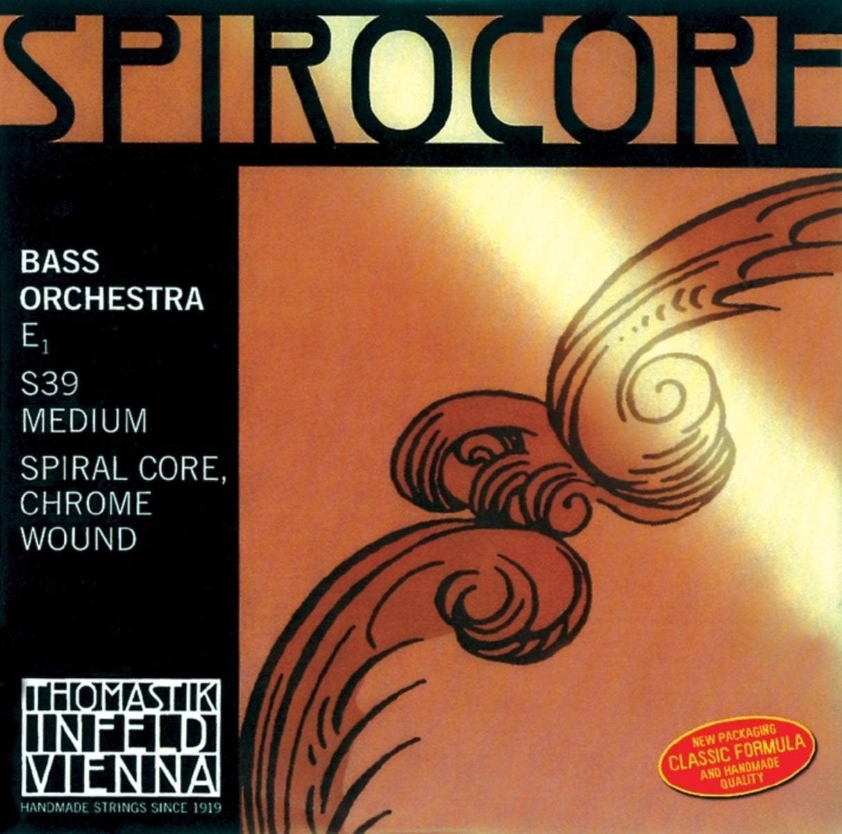 Thomastik-Infeld double bass strings Spirocore spiral core - C Medium (S35)