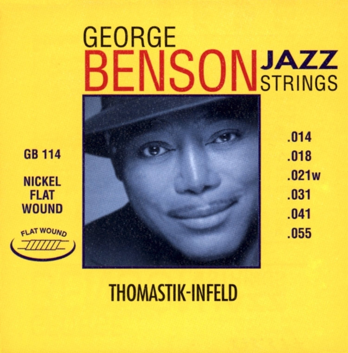Thomastik-Infeld strings for E-guitar George Benson Jazz Guitars - E6 .055fw (GB55)