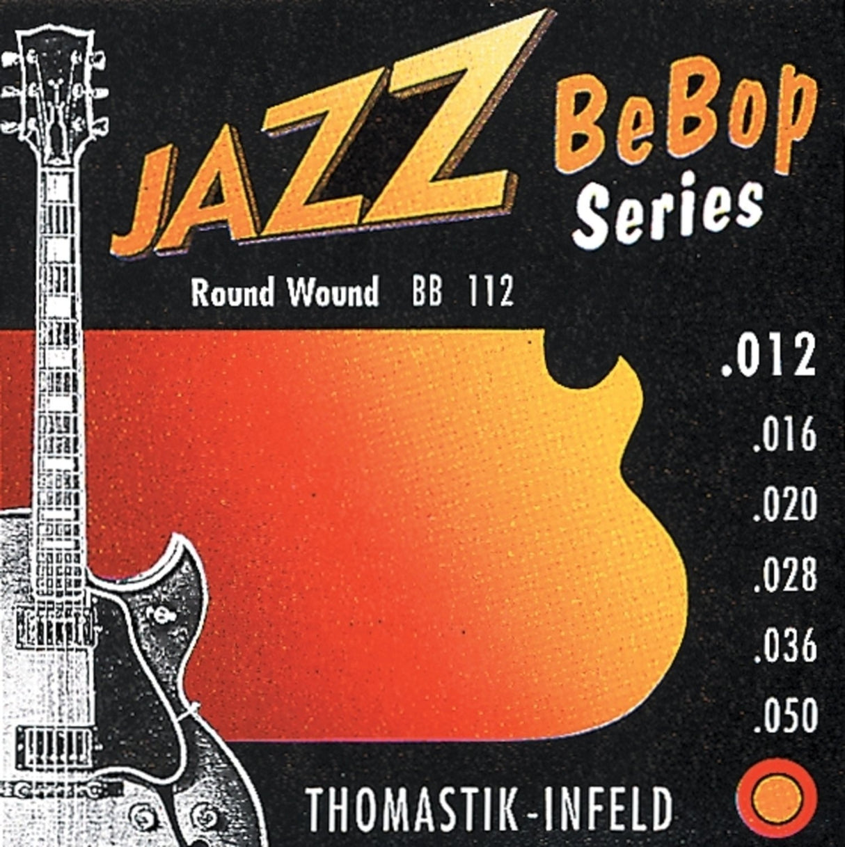 Thomastik-Infeld strings for E-guitar Jazz BeBob series nickel roundwound - set 012rw (BB112)