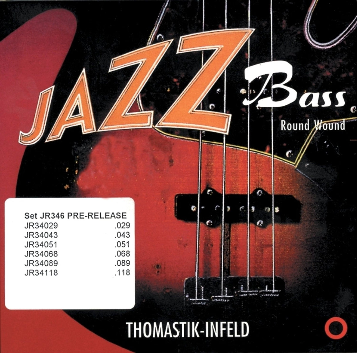 Thomastik-Infeld E-Bass strings Jazz Bass series nickel round wound roundcore - 0.093 (JR32093)