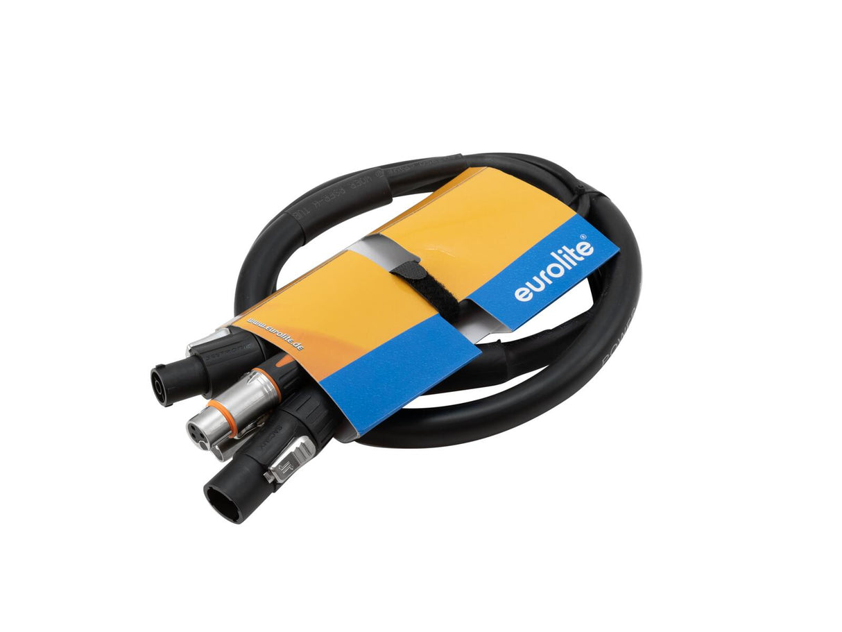 EUROLITE Combi Cable DT-2 DMX IP T-Con/3-pin XLR 1.5m