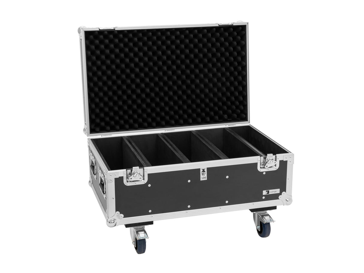 EUROLITE Set 4x LED Strobe SMD PRO 864 DMX RGB + Flightcase