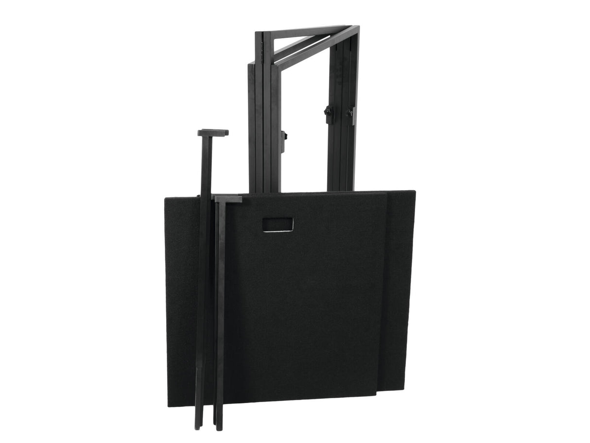 OMNITRONIC Mobile DJ Stand w. Cover