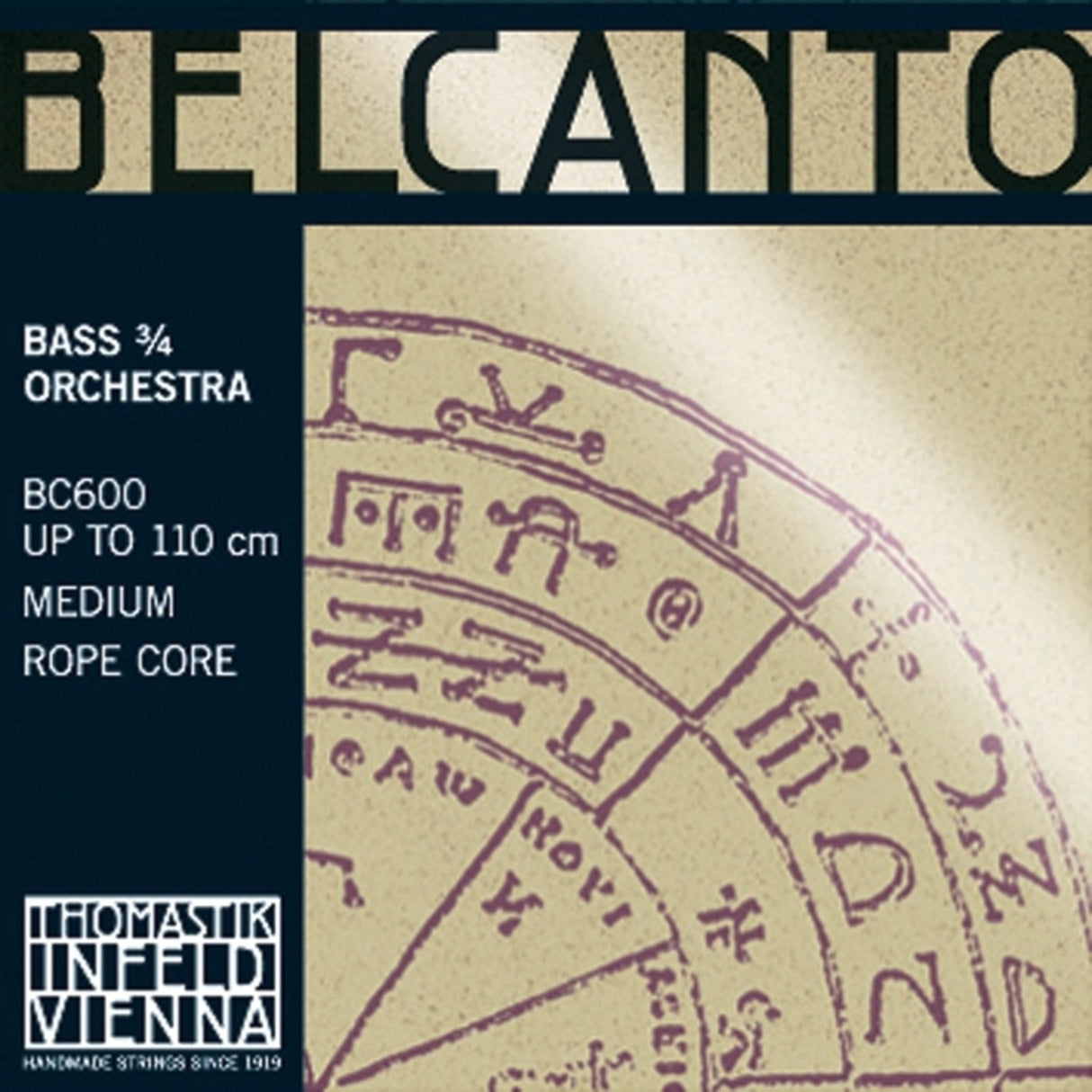Thomastik-Infeld double bass strings Belcanto - Set of 4 strings (BC600)
