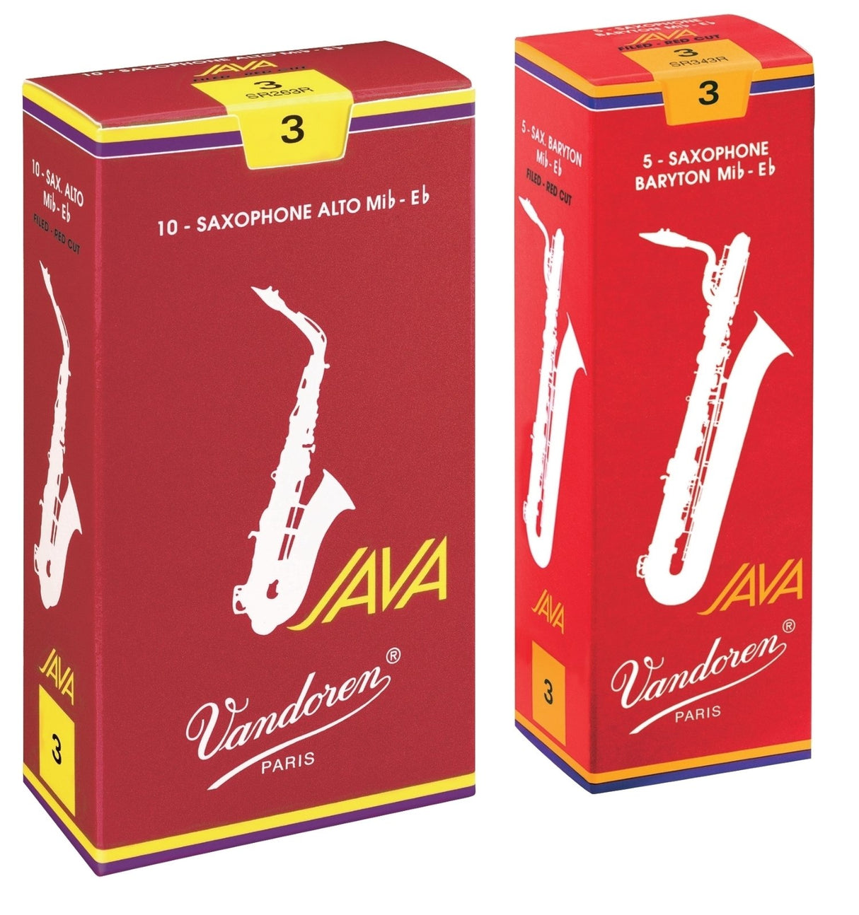 Vandoren Reeds Soprano Saxophone Java Filed Red - 3
