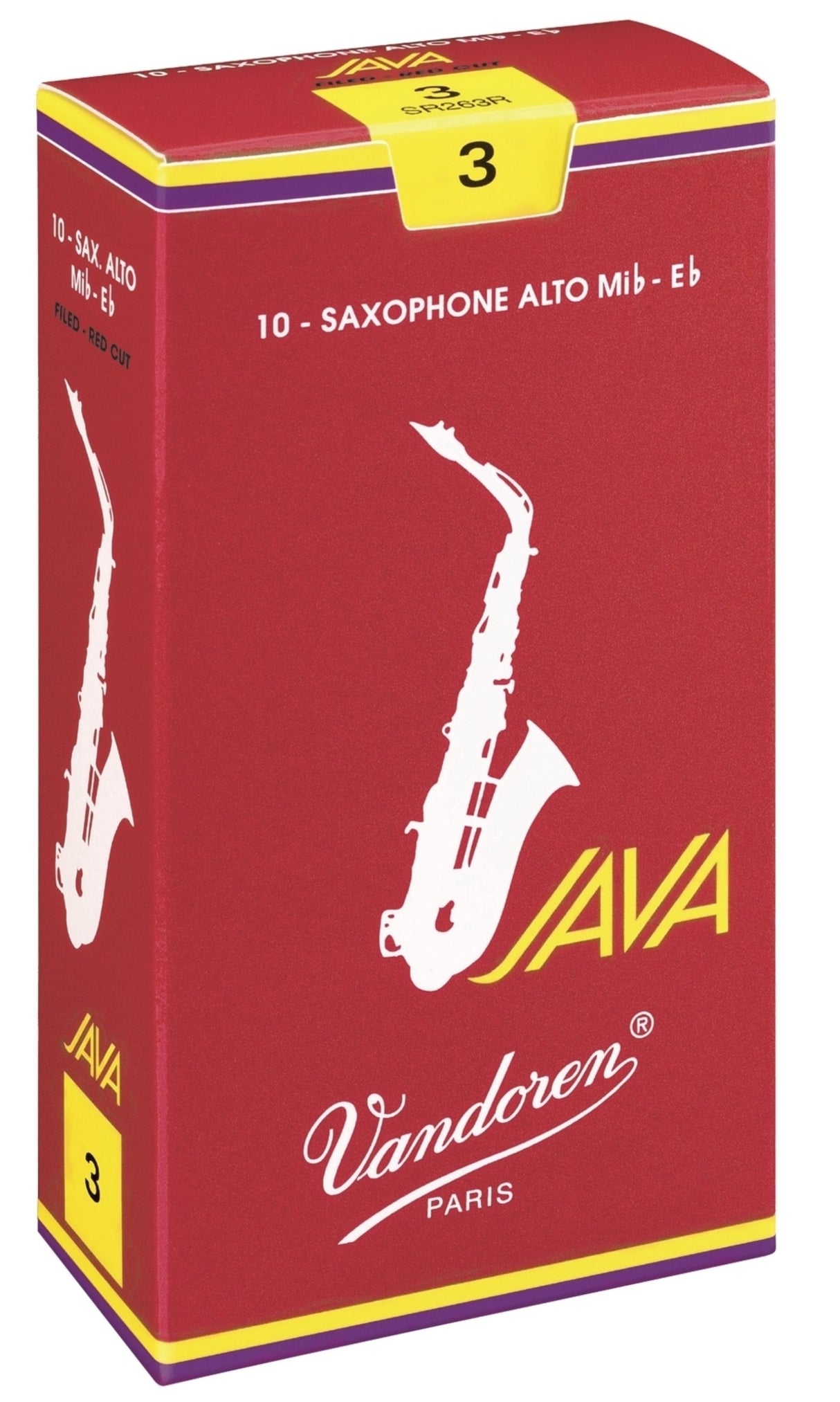 Vandoren Reeds Alto Saxophone Java Filed Red - 1