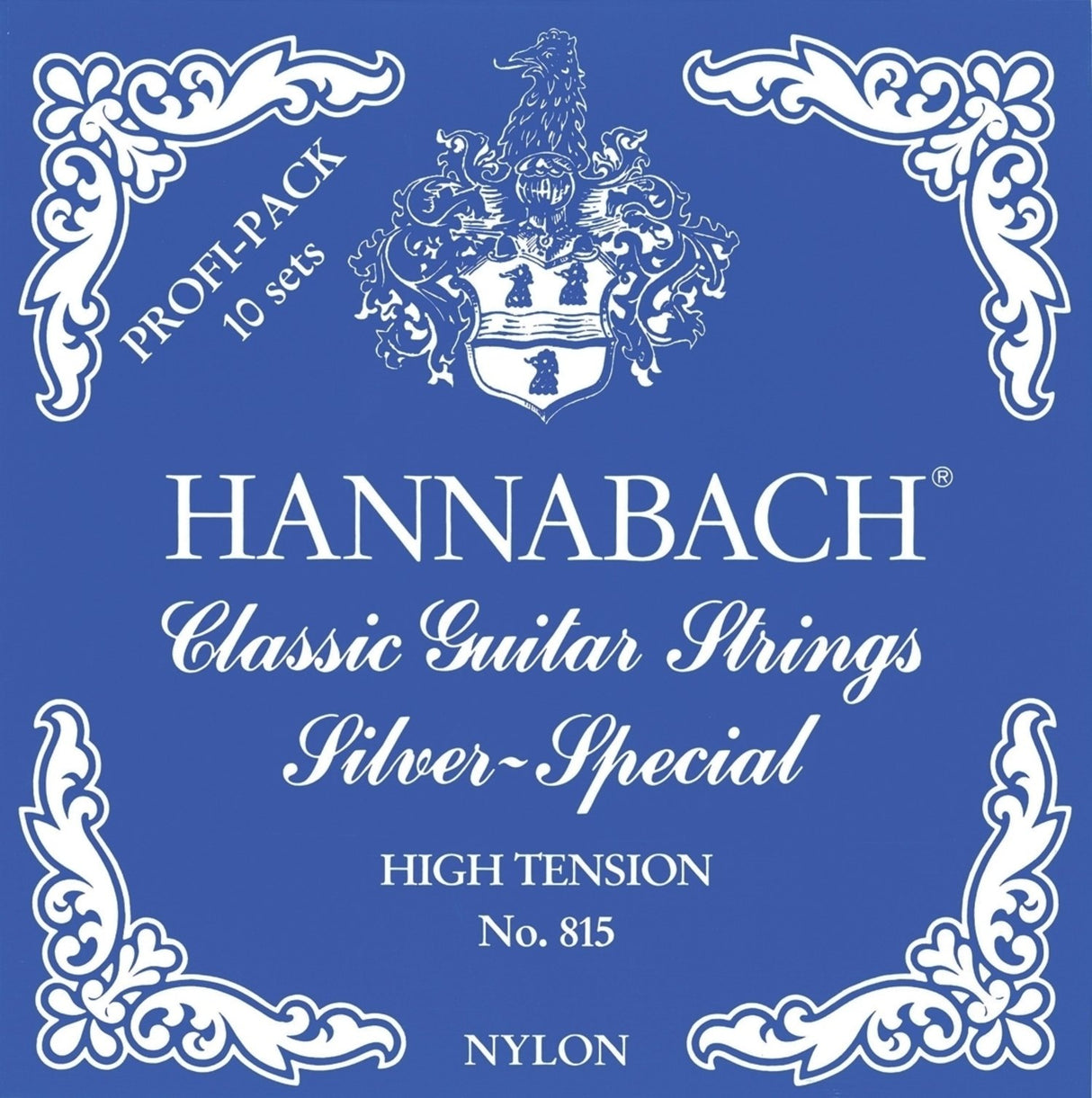 Hannabach Strings for classical guitar Series 815 Professional pack Silver special - Bass Pack Medium