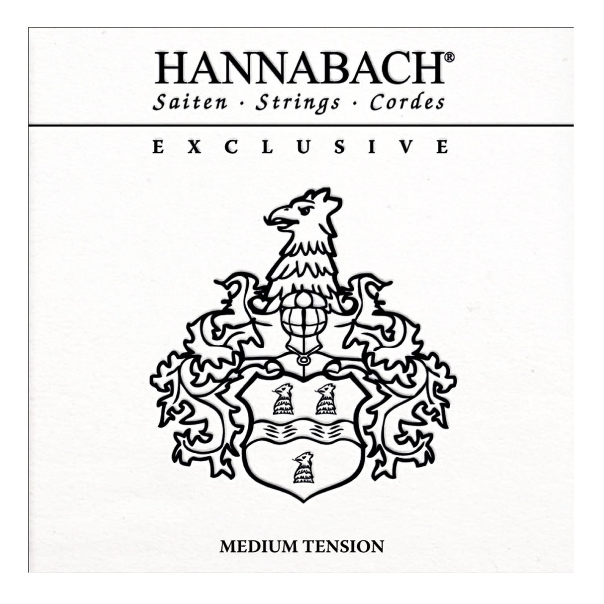 Hannabach Strings for classic guitars Exclusive Serie Medium Tension - Exclusiv Medium Tension Set (EXCLMT)